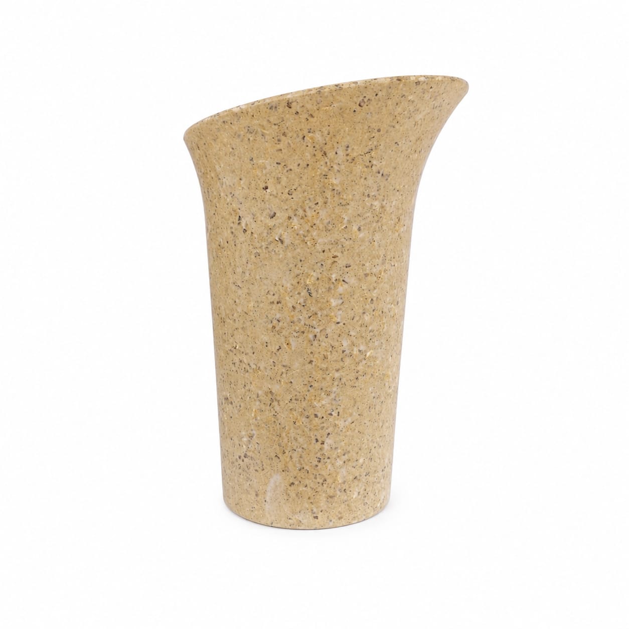 pot de fleur marron beige longue